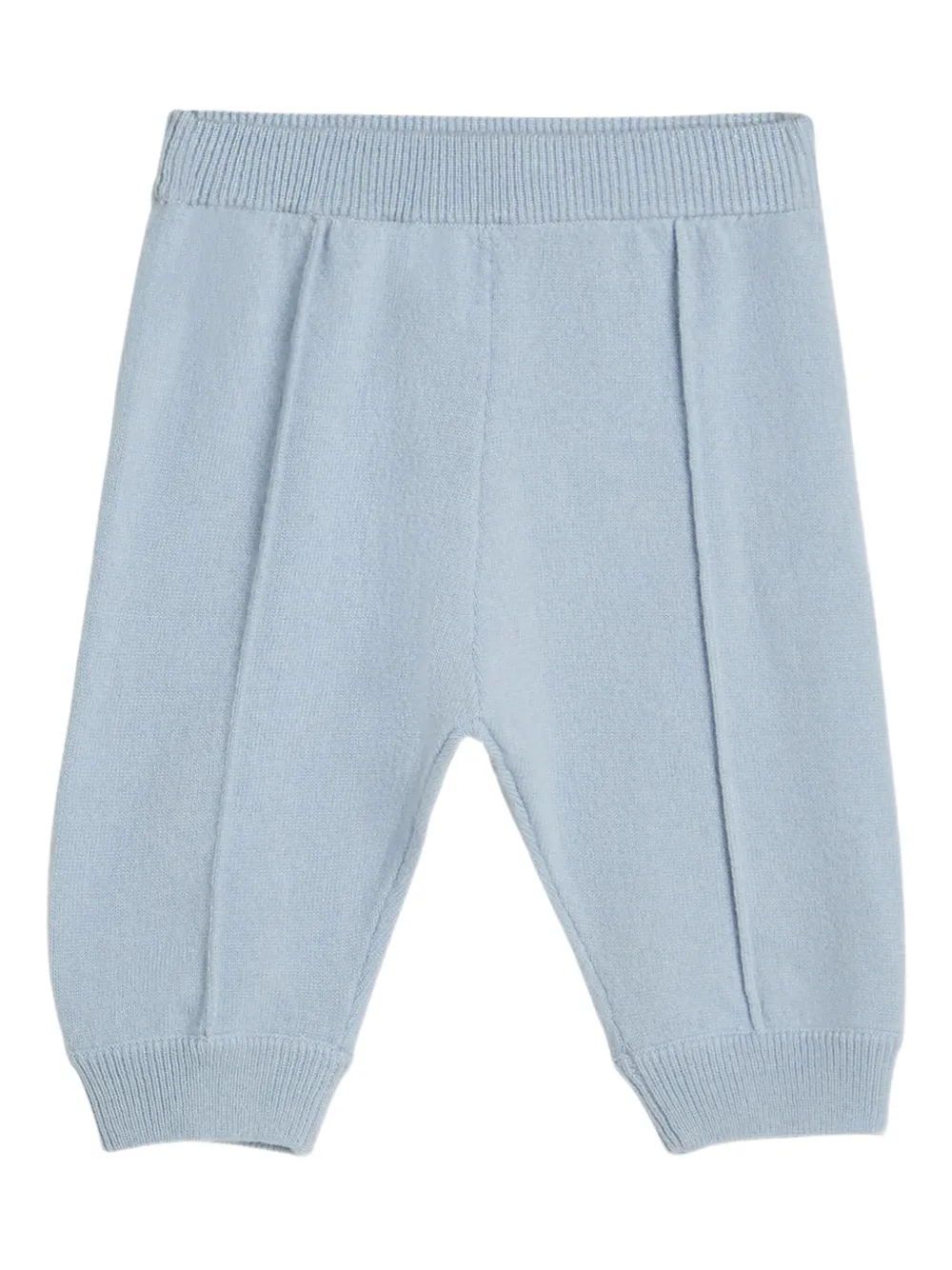 

Брюки с отделкой в рубчик Brunello Cucinelli Kids, синий