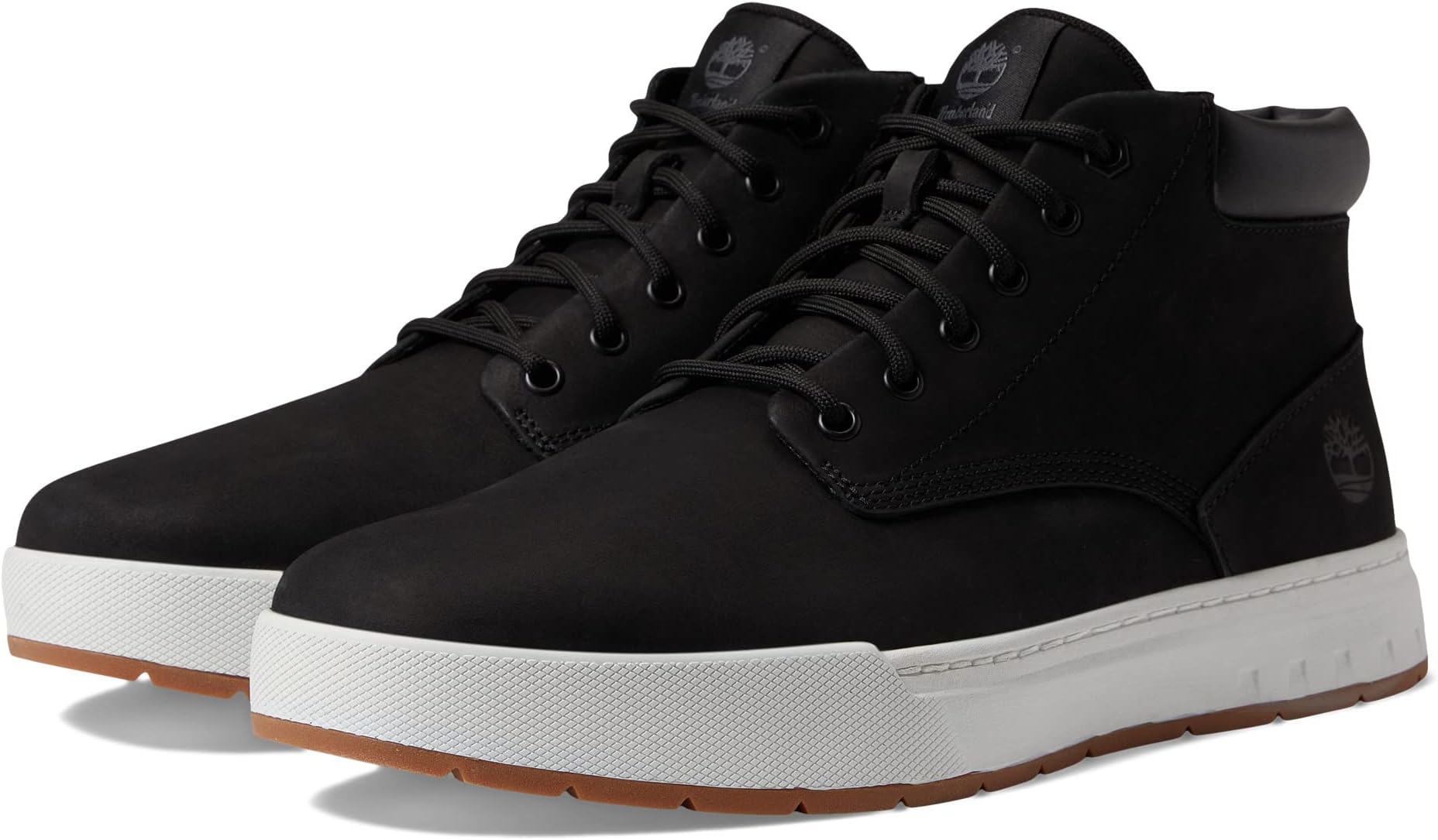 

Кроссовки Timberland Maple Grove Leather Chukka, цвет Black Nubuck