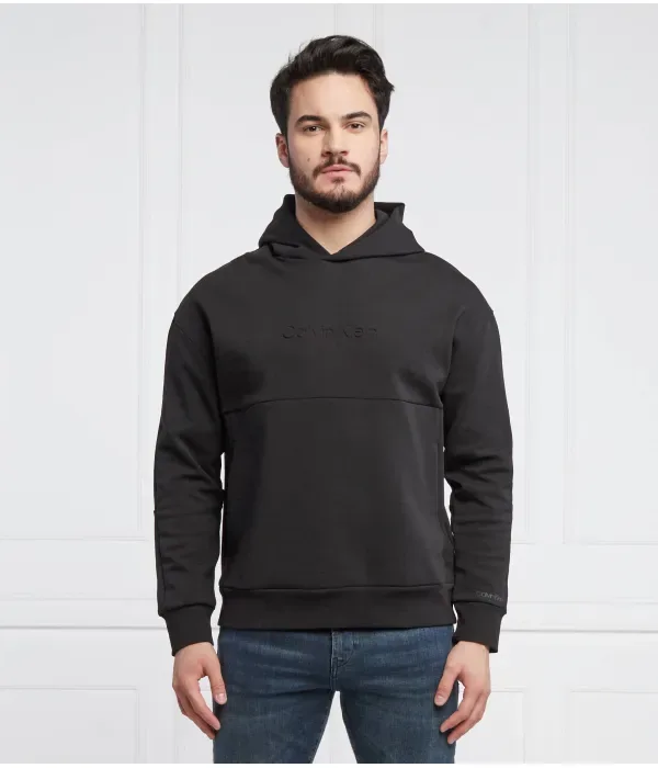 Толстовка relaxed fit Calvin Klein, черный — фото 3
