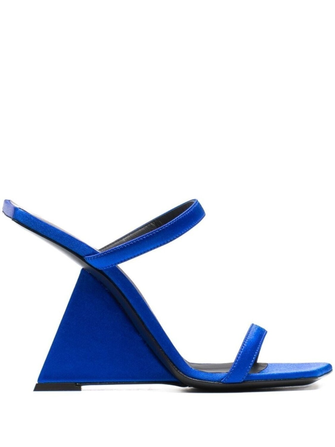 

Giuseppe Zanotti босоножки с квадратным носком, синий