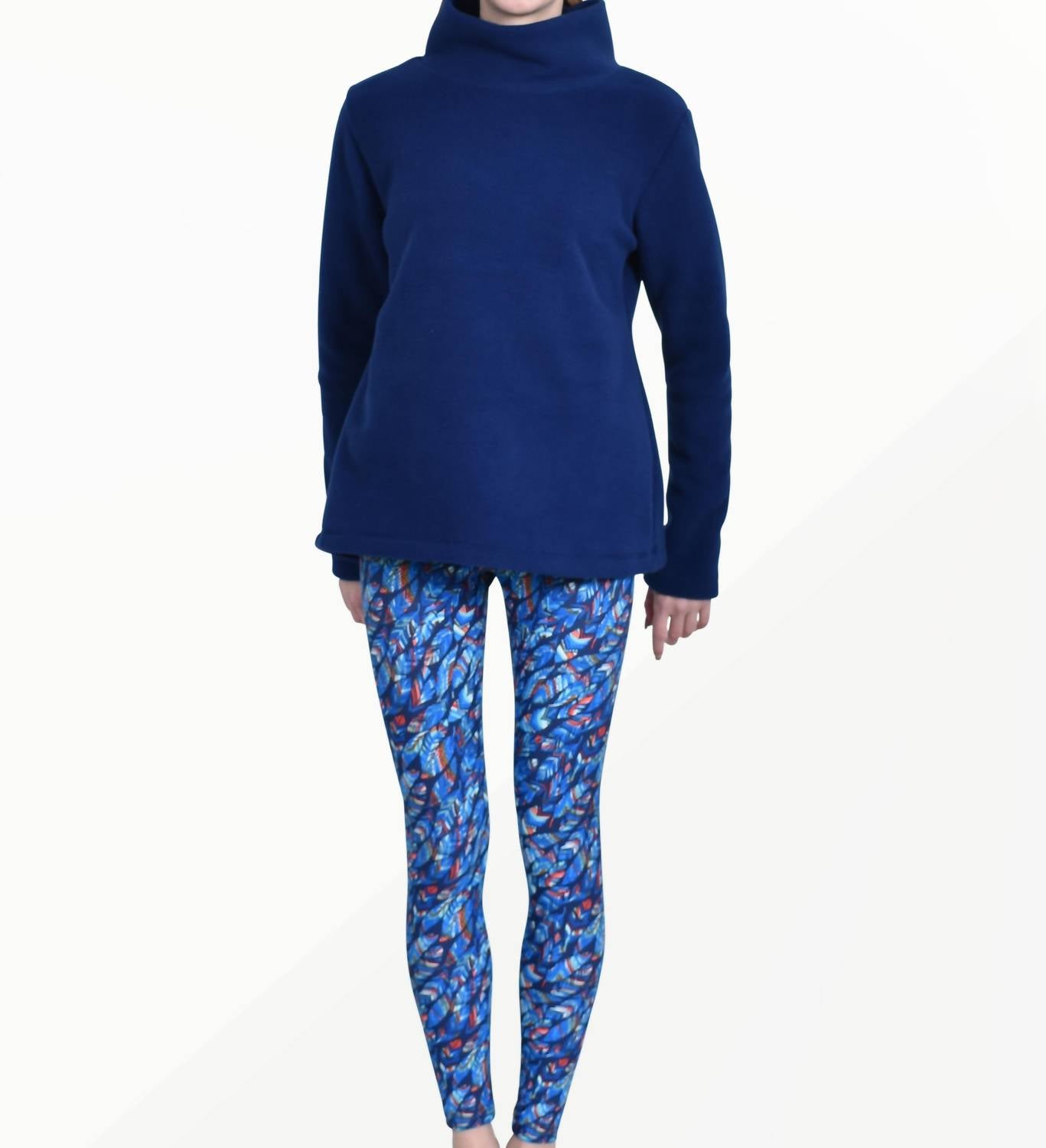 

Леггинсы Bayside Tights Feathers с перьями, многоцветные, синие Southwind