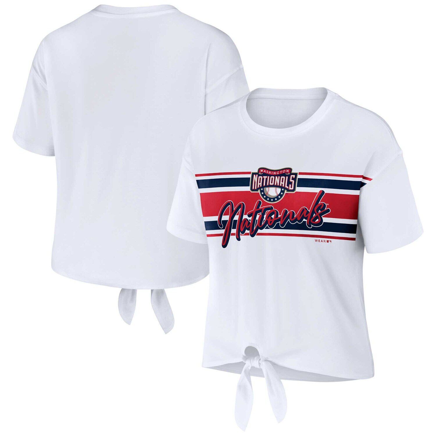 

Женская одежда WEAR by Erin Andrews Белая футболка Washington Nationals с завязкой спереди, Белый, Женская одежда WEAR by Erin Andrews Белая футболка Washington Nationals с завязкой спереди
