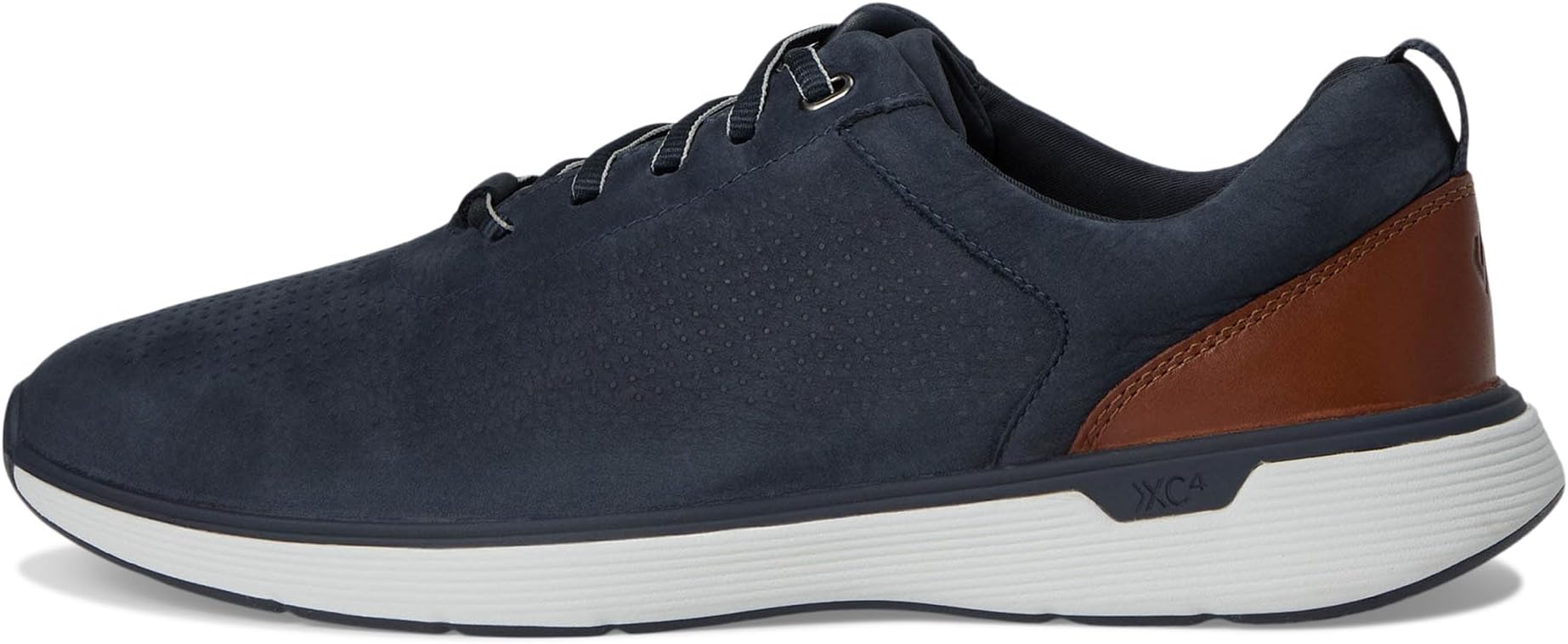 Кроссовки Johnston & Murphy XC4 Prentiss 2 Embossed U-Throat, цвет Navy Tumbled Nubuck — фото 4