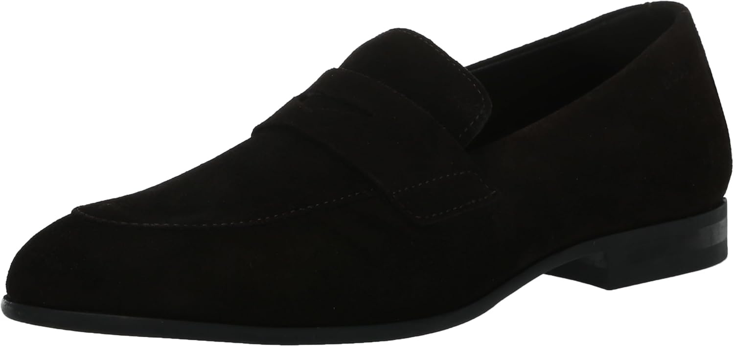 

BOSS мужские гладкие замшевые слипоны, Brown Soil