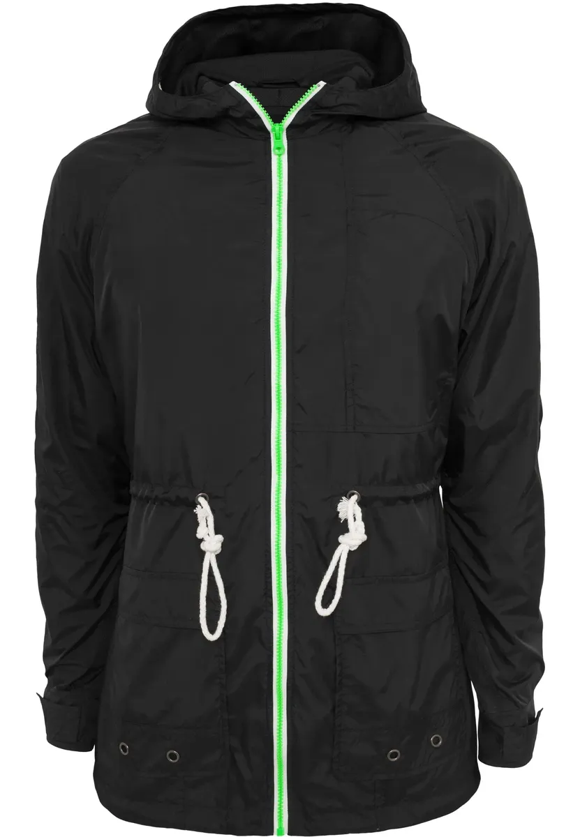 

Куртка всепогодная URBAN CLASSICS " Urban Classics Men's Long Nylon Windbreaker" (1 шт.), с капюшоном, белый