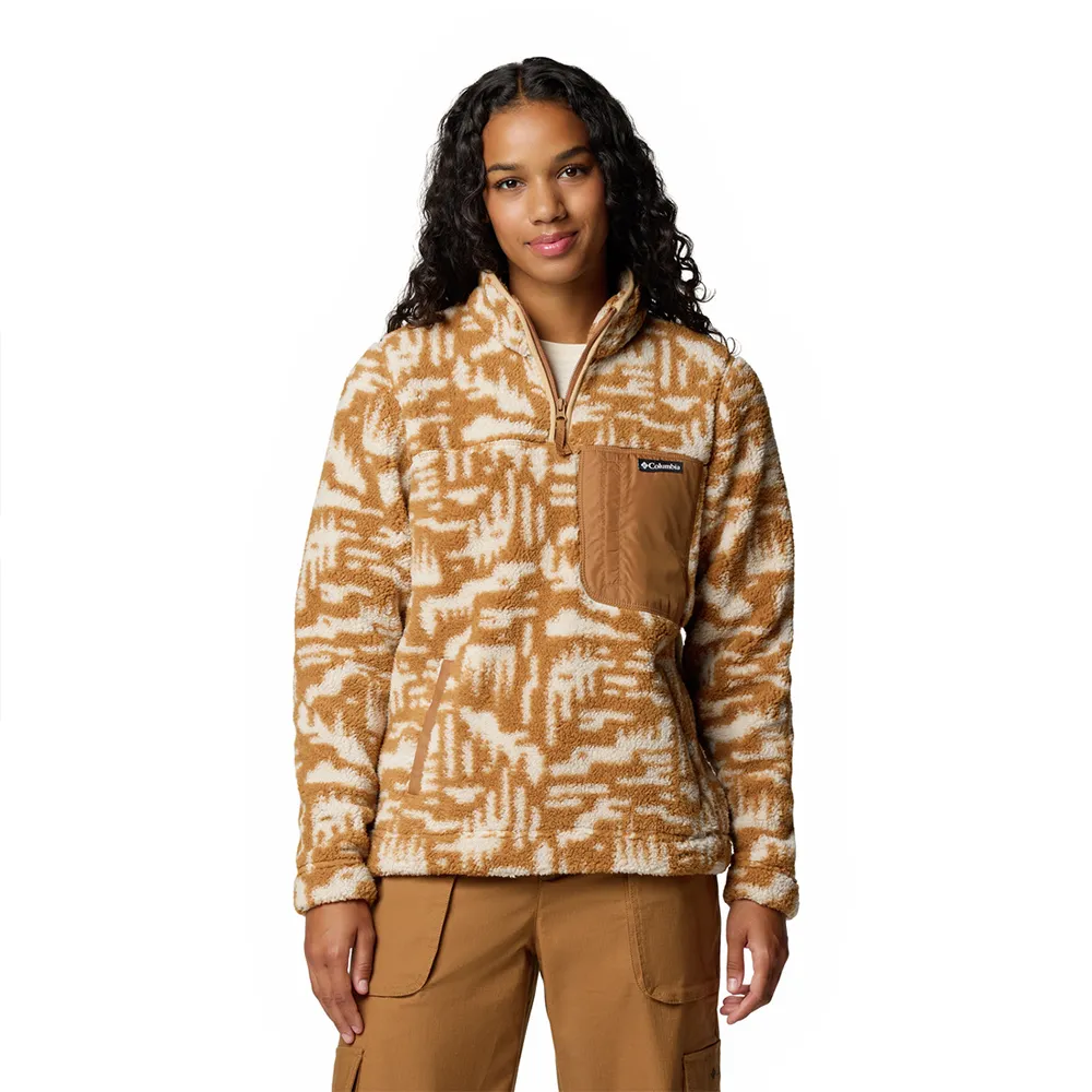 

Флис Columbia West Bend II half zip, коричневый