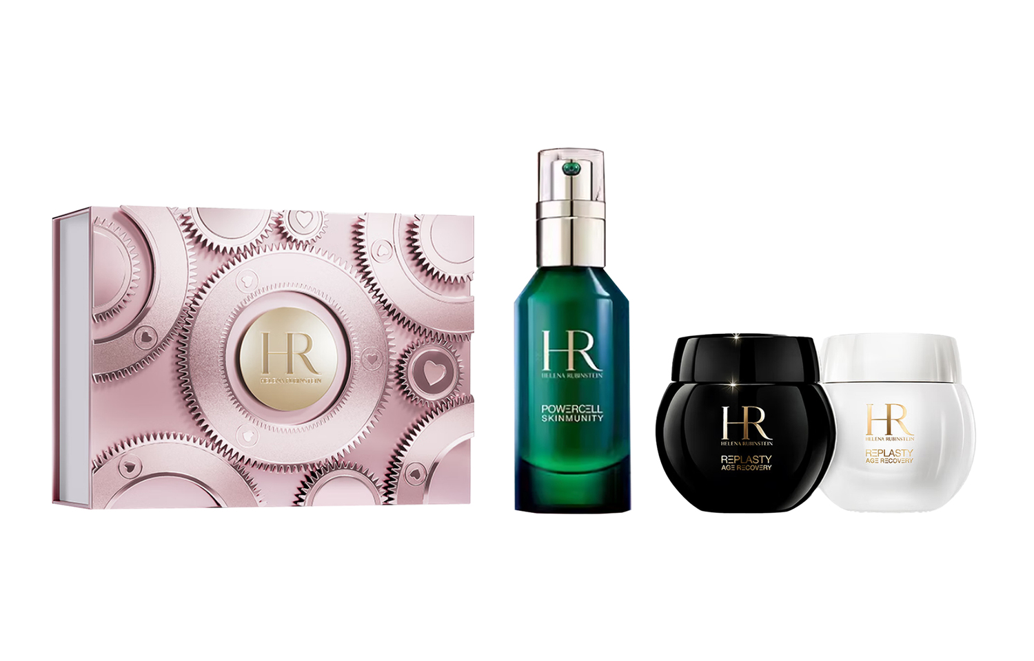 HELENA RUBINSTEIN Зеленая ваза черно-белый бинт бокс наборы для ухода за кожей увлажняющие — фото 2