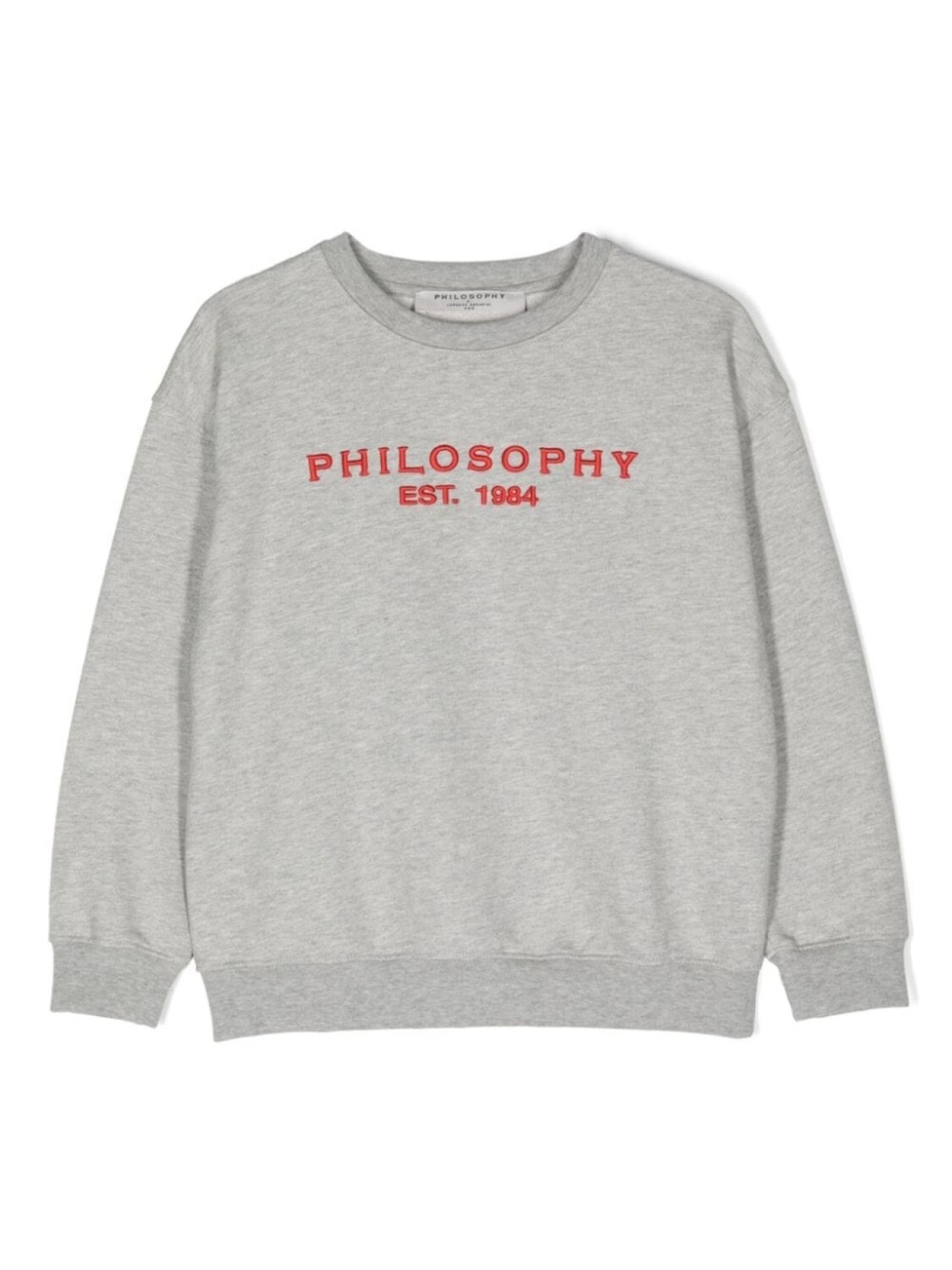 

Philosophy Di Lorenzo Serafini толстовка с вышитым логотипом, серый