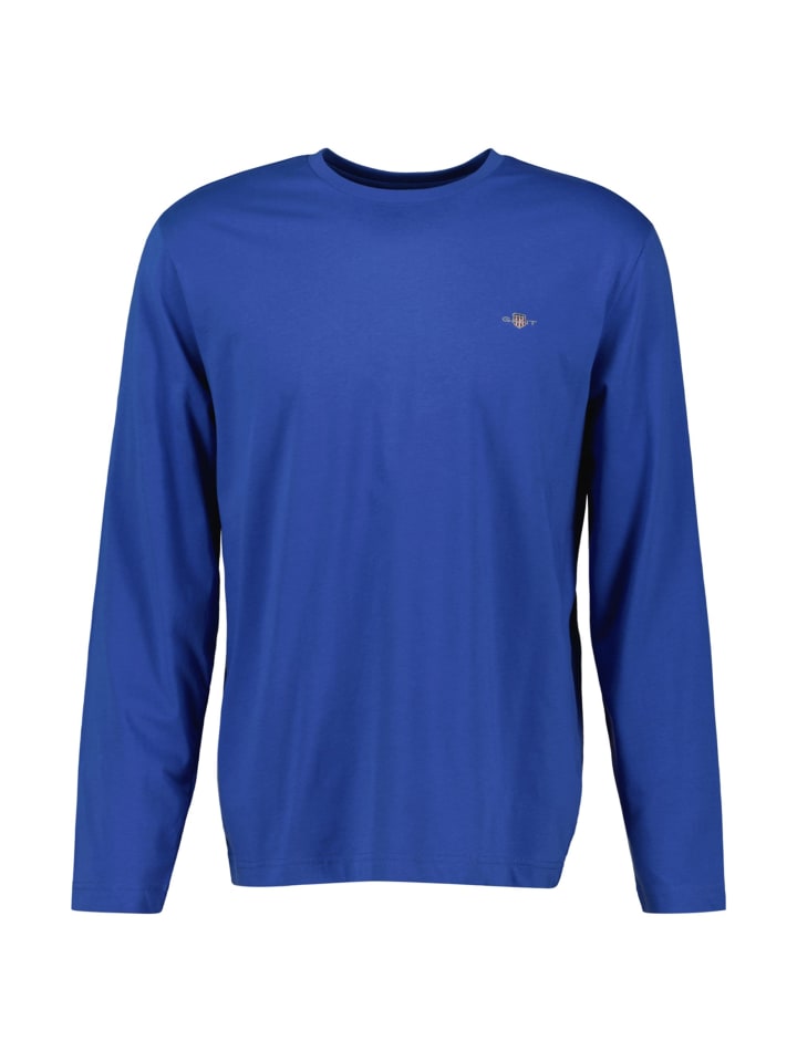 

Футболка Gant, цвет blau (rich blue)