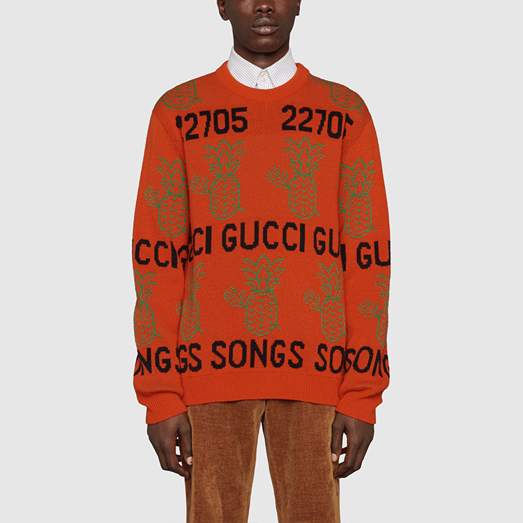 

Свитер мужской оранжевый Gucci, оранжевый