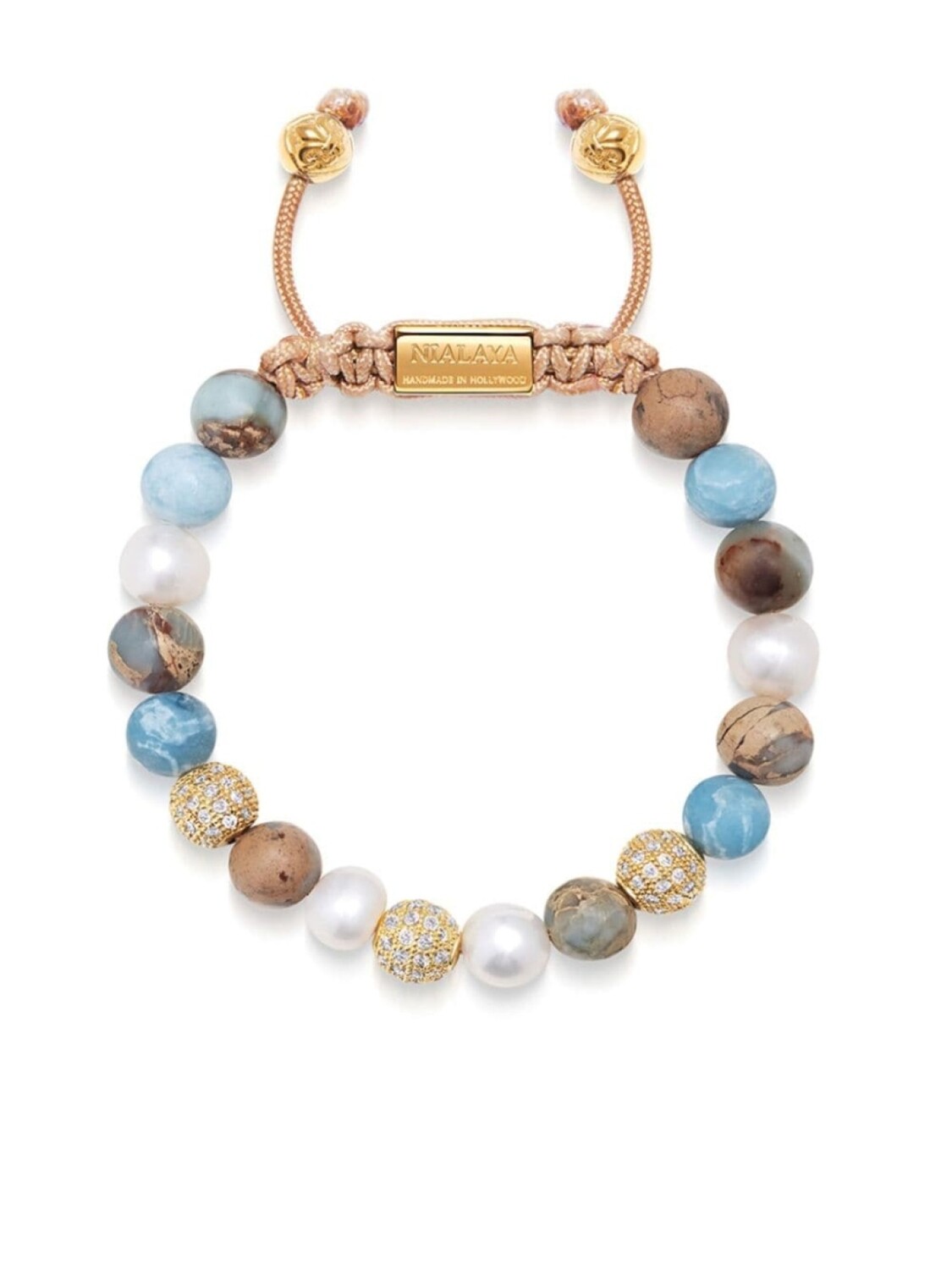 

Браслет из бусин Nialaya Jewelry, синий