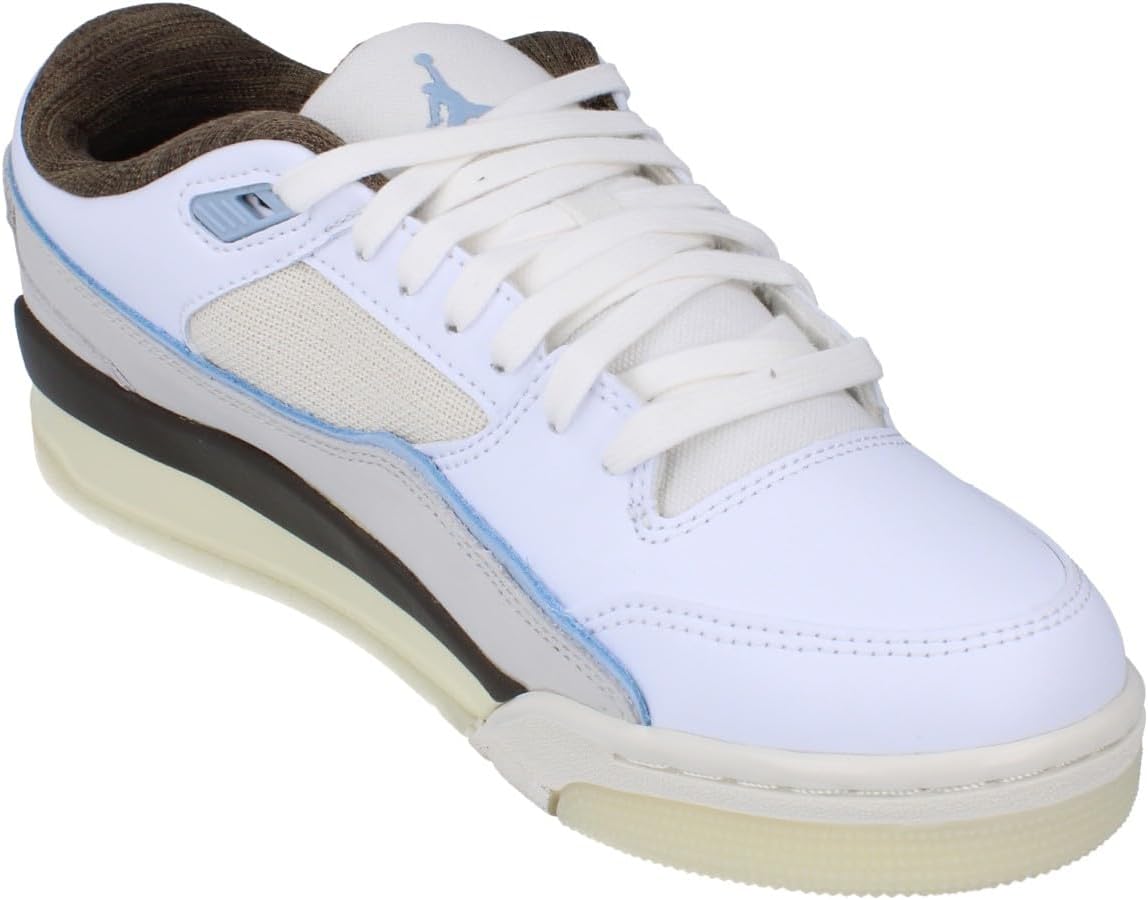 Мужские баскетбольные кроссовки Nike Air Jordan Flight Court Ib8858, White Light Armory Blue 141 — фото 3