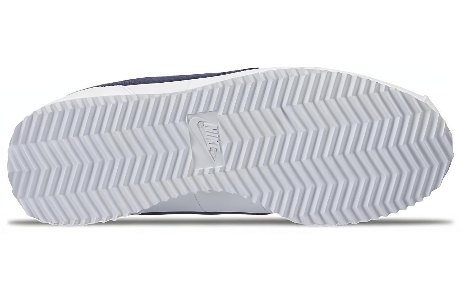 Кроссовки Nike Cortez Basic SL белые нейтральные индиго — фото 4