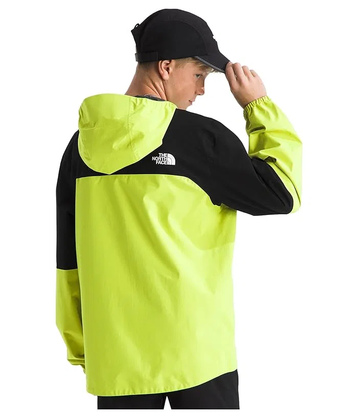 Куртка непромокаемая Hike Packable Shell The North Face Kids, Tnf Black/Fizz Lime — фото 3