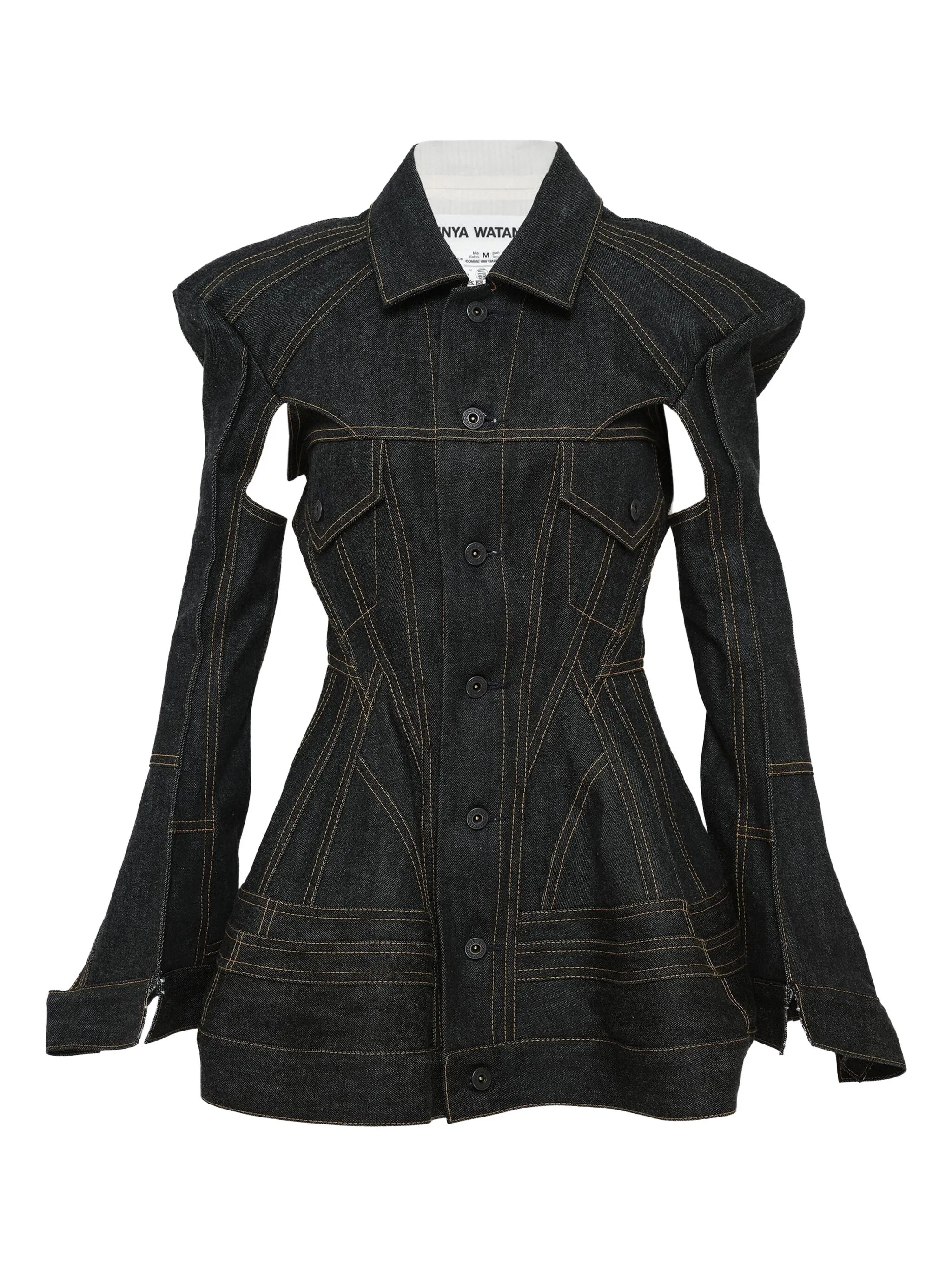 

Джинсовая куртка Selvedge Junya Watanabe, черный