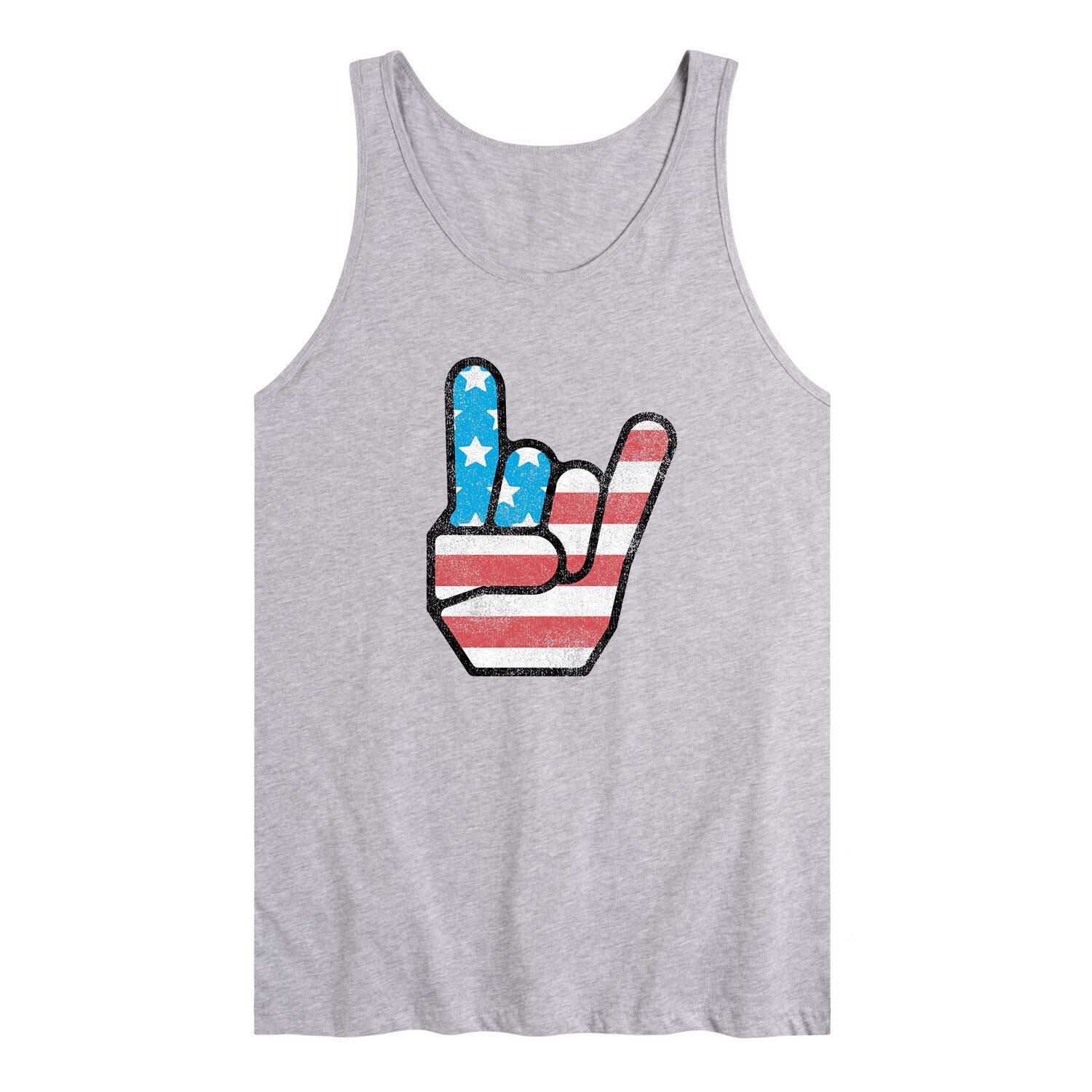 

Мужская майка с флагом США Rock On Tank Licensed Character