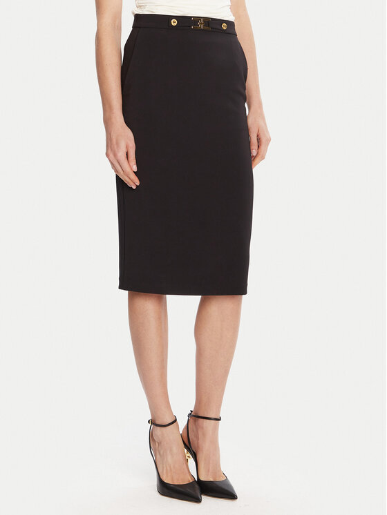 

Юбка-карандаш regular fit GO-137-56E2-V320 Elisabetta Franchi, черный
