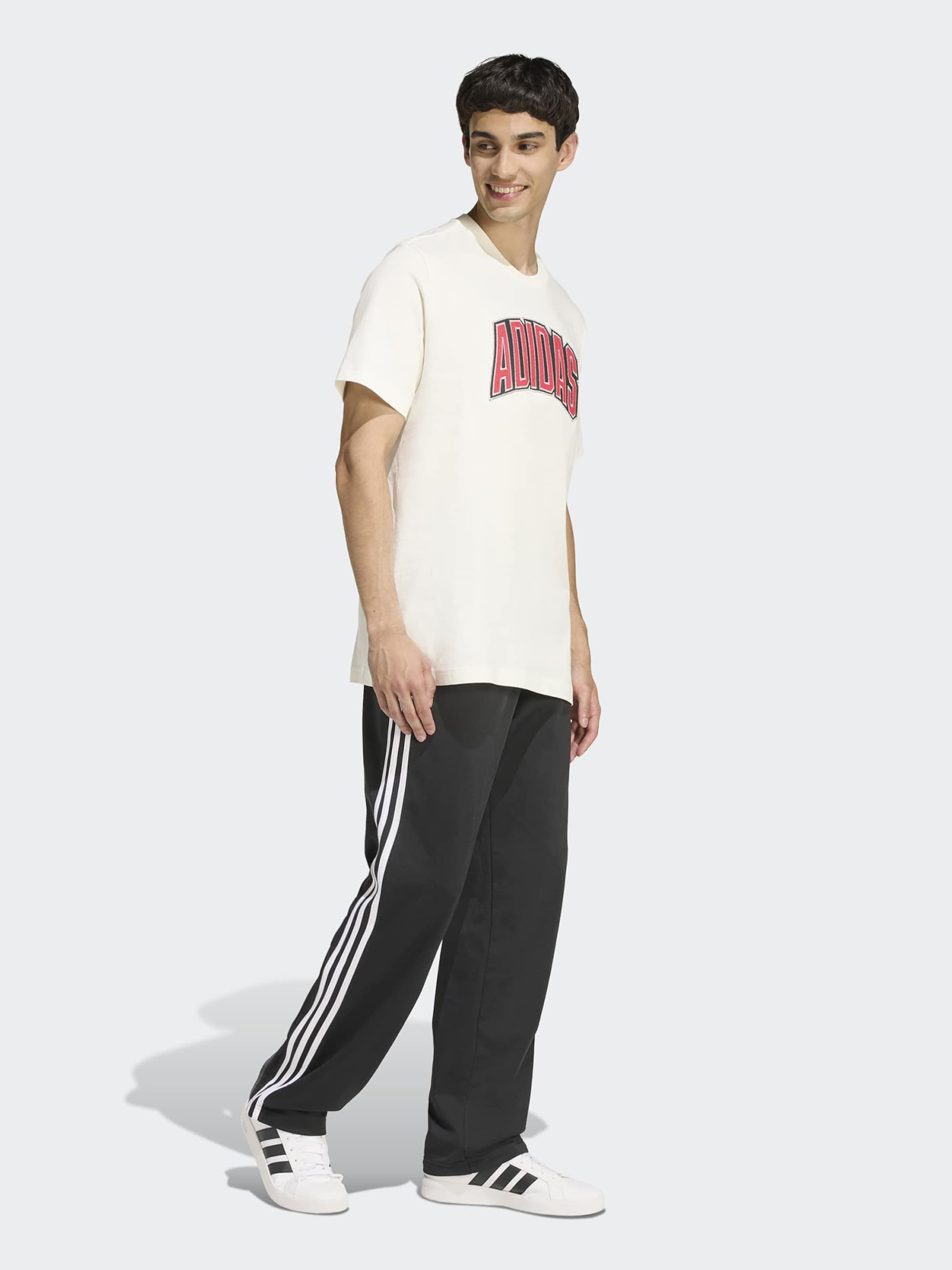 Adidas Sportswear Футболка 'STAD COLLEG' Performance в белом цвете — фото 2