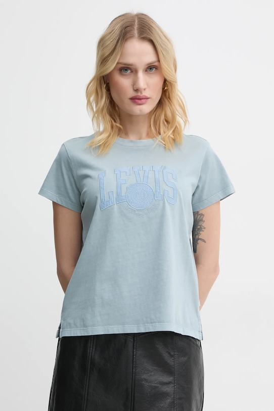 

Хлопковая футболка Levi'S, синий