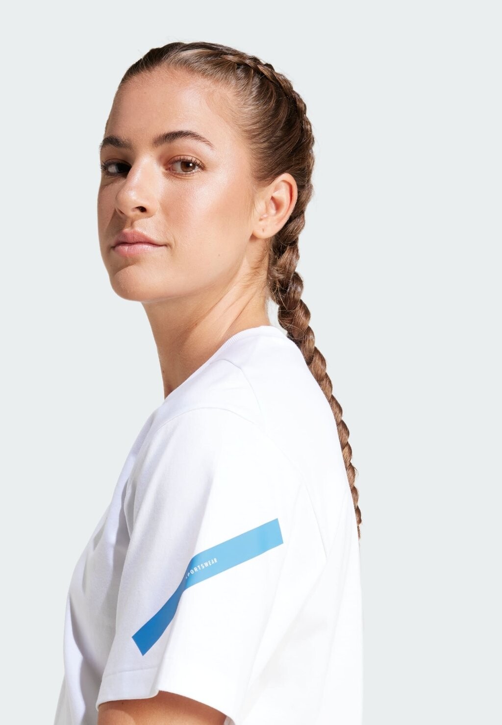 

Футболка с принтом FRANCE TRAVEL adidas Performance, белый