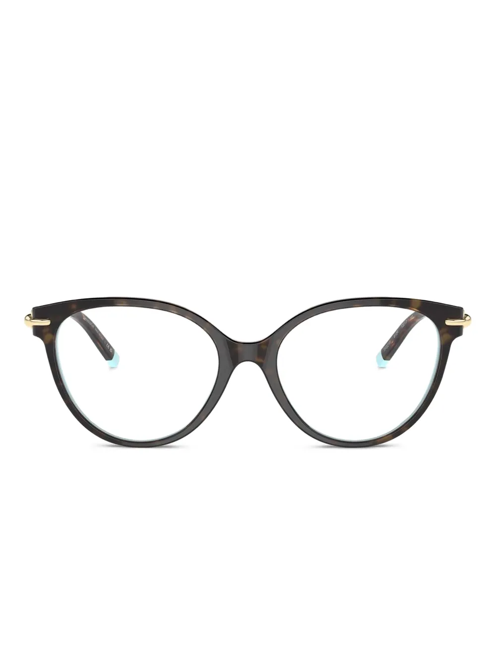 

Очки в круглой оправе Tiffany & Co, коричневый
