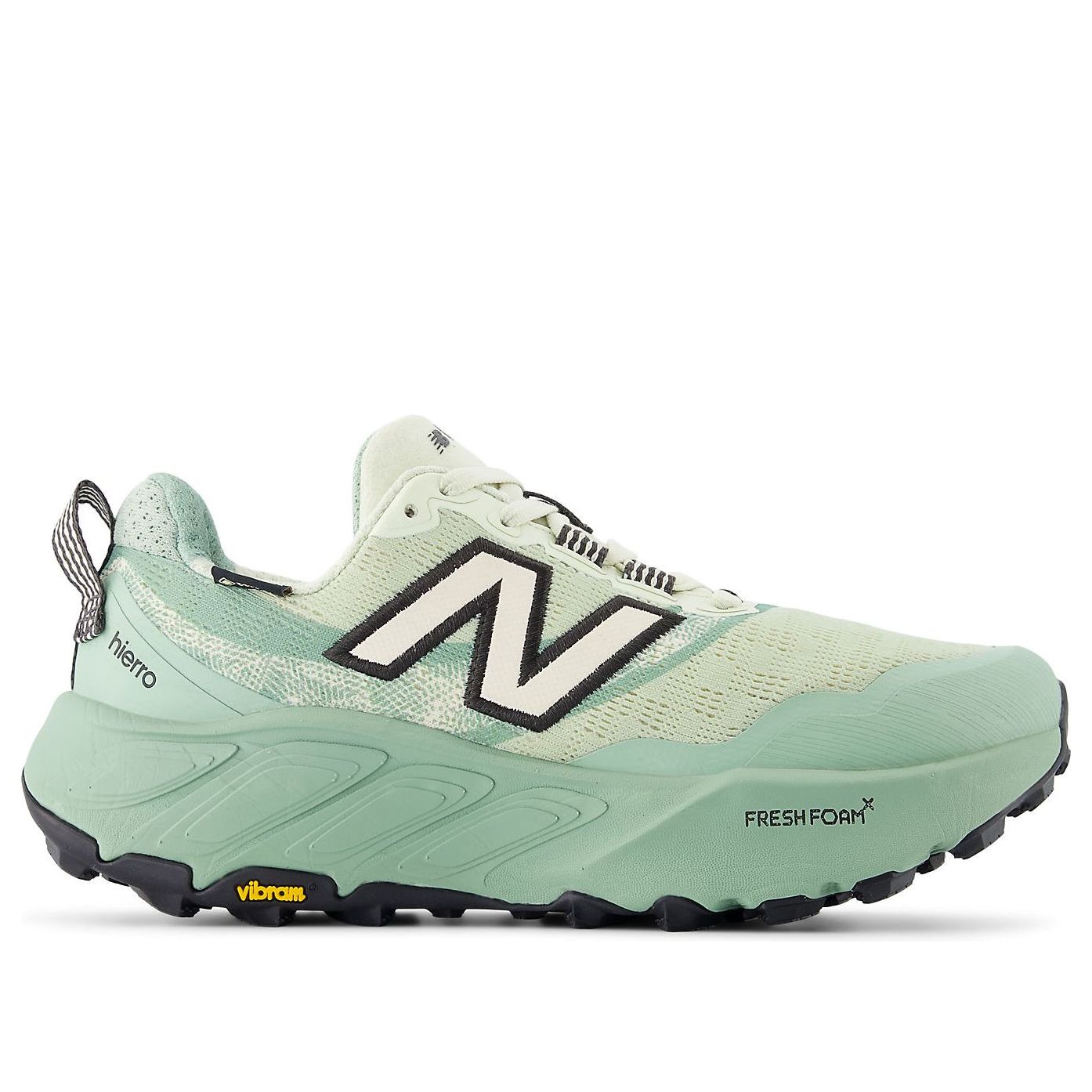 Кроссовки (WMNS) New Balance Fresh Foam X Hierro v9 GORE-TEX 'Mineral Permafrost Mosaic Green' — фото 2