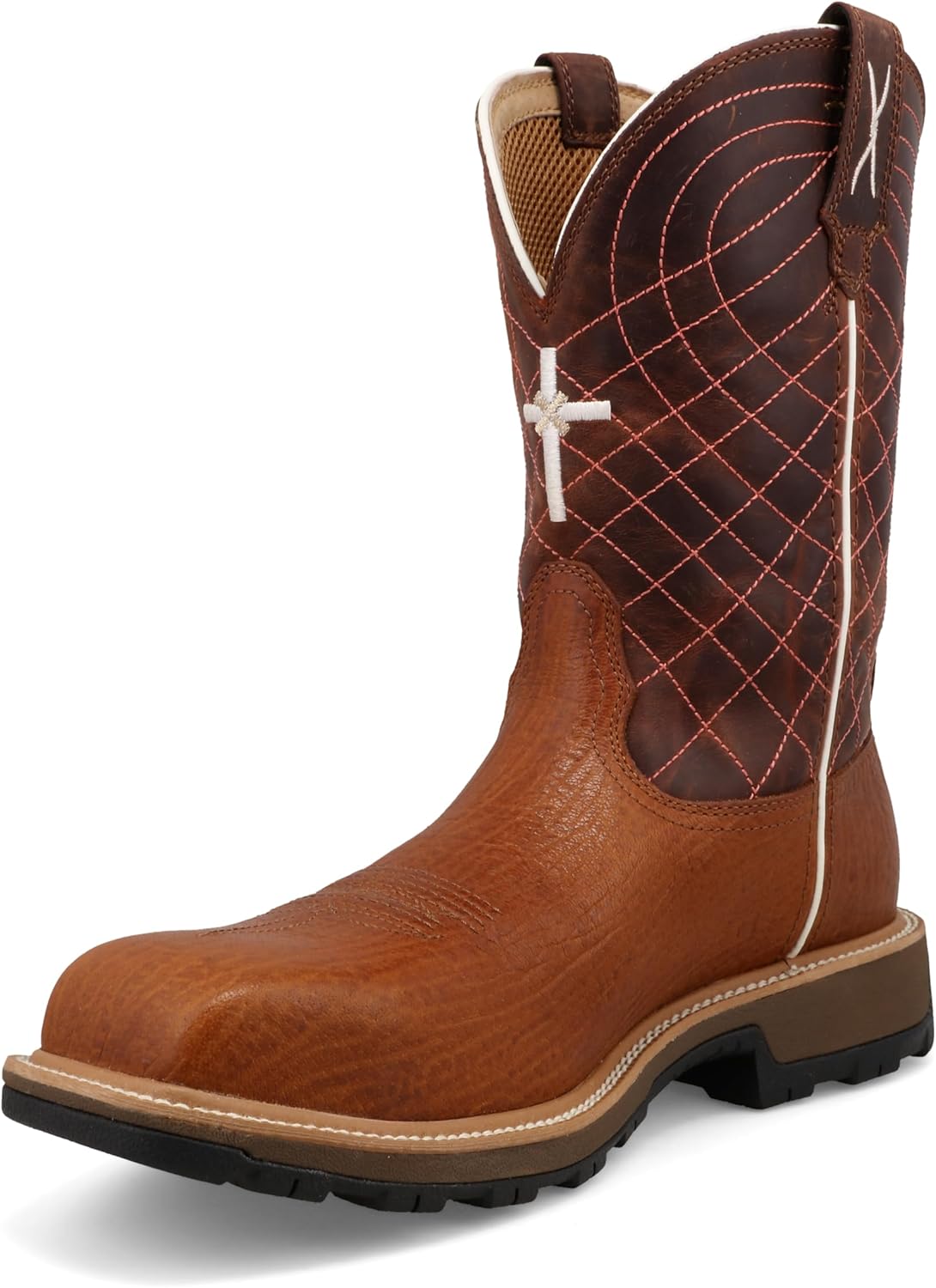 

Ботинки Twisted X Men's 11 UltraLite X, с квадратным носком Nano Toe и технологией UltraLite X, Umber & Baked Clay