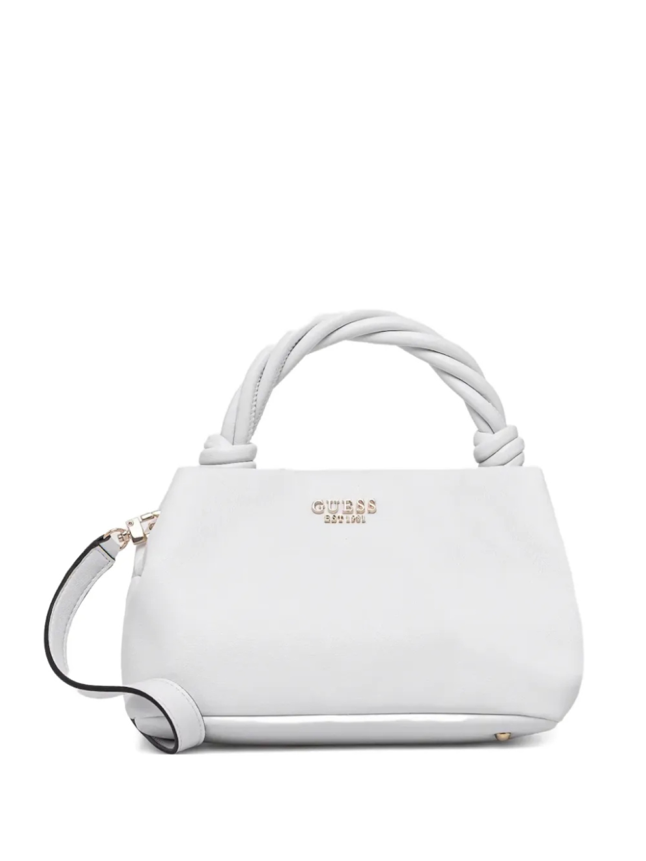 

GUESS USA мини-сумка с плетеной ручкой, белый