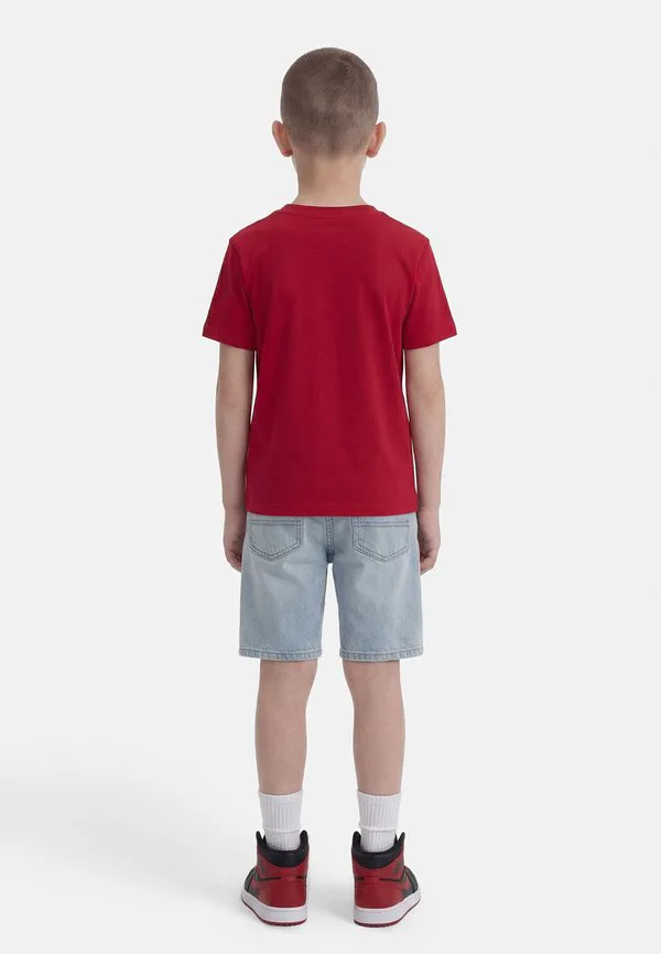 Футболка унисекс с принтом «шнурки для обуви» Jordan, Gym Red — фото 2