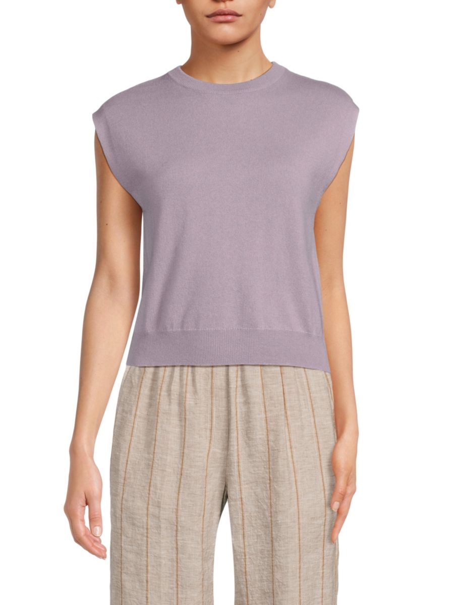 

Кашемировый свитер-жилет Brunello Cucinelli, цвет Lilac