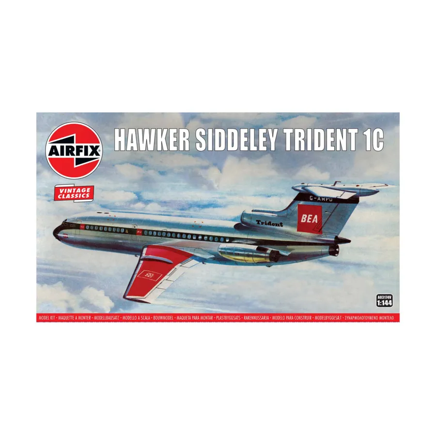 

Хоукер Сиддели Трайдент 1C, Vintage Classics (Assorted Scales) (Airfix)