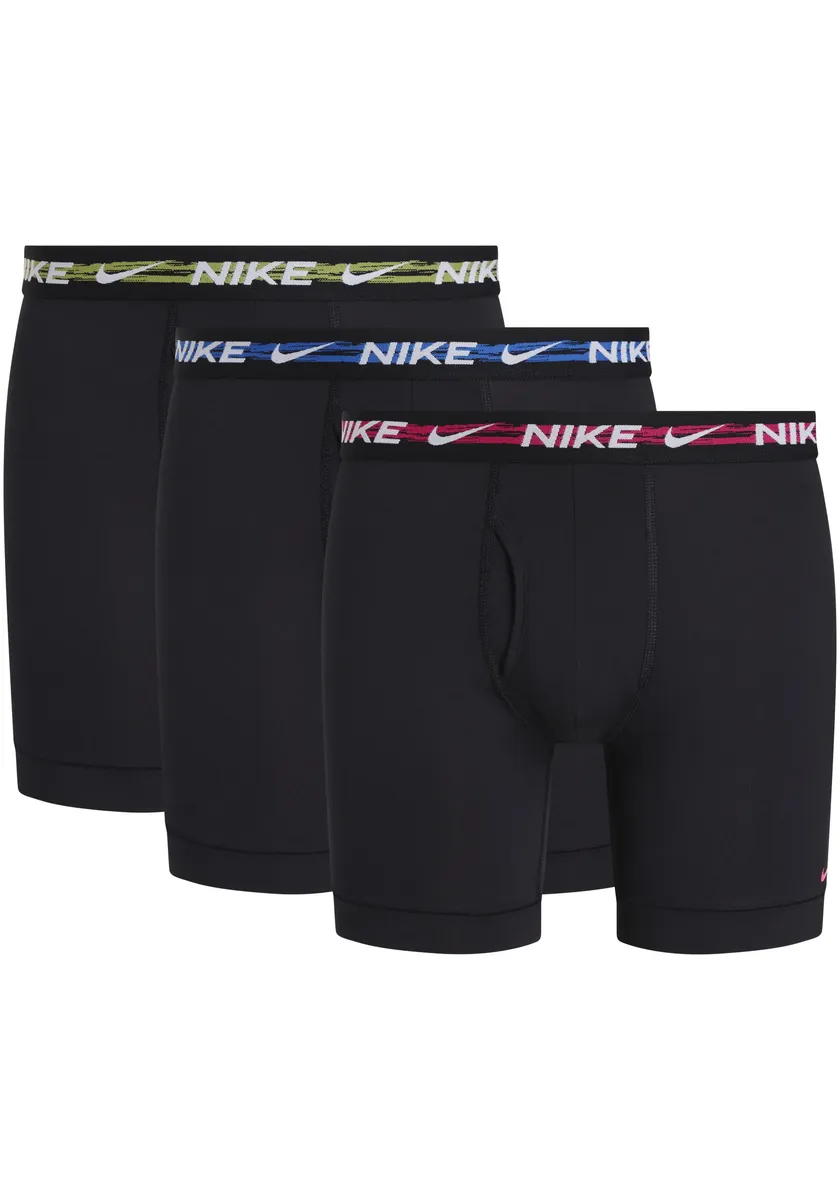 

NIKE Нижнее белье-боксеры "BOXER BRIEF 3PK" (3 шт. в упаковке, 3 шт. в упаковке), с эластичным поясом с логотипом Nike Underwear, черный