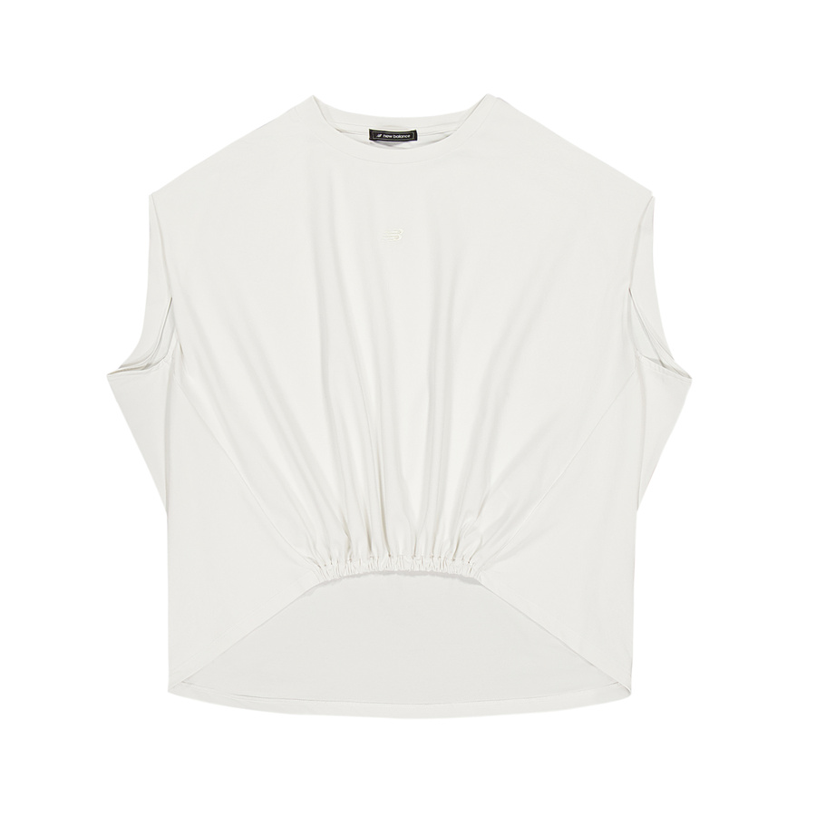 

New Balance Майка MET 24 женская морская соль white