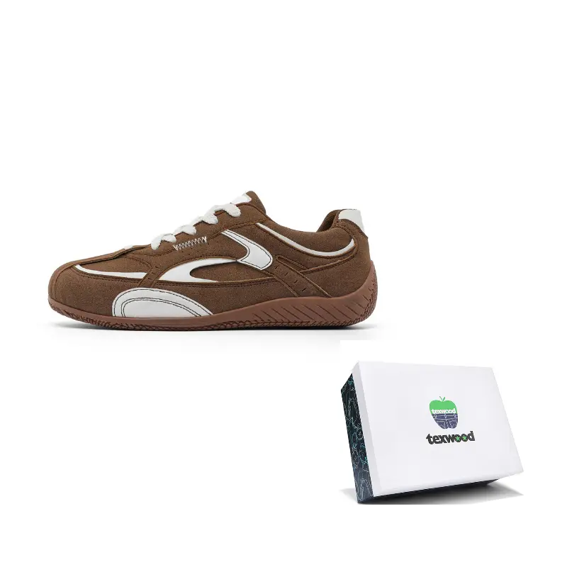 

TEXWOOD Коричневые мужские кеды на низком ходу, цвет Brown