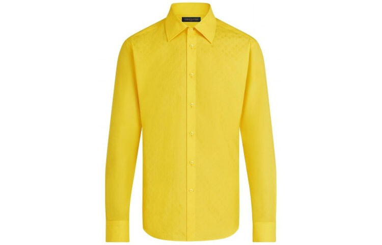 

Новые квартальные продукты LV Shirt Men Yellow Louis Vuitton, желтый