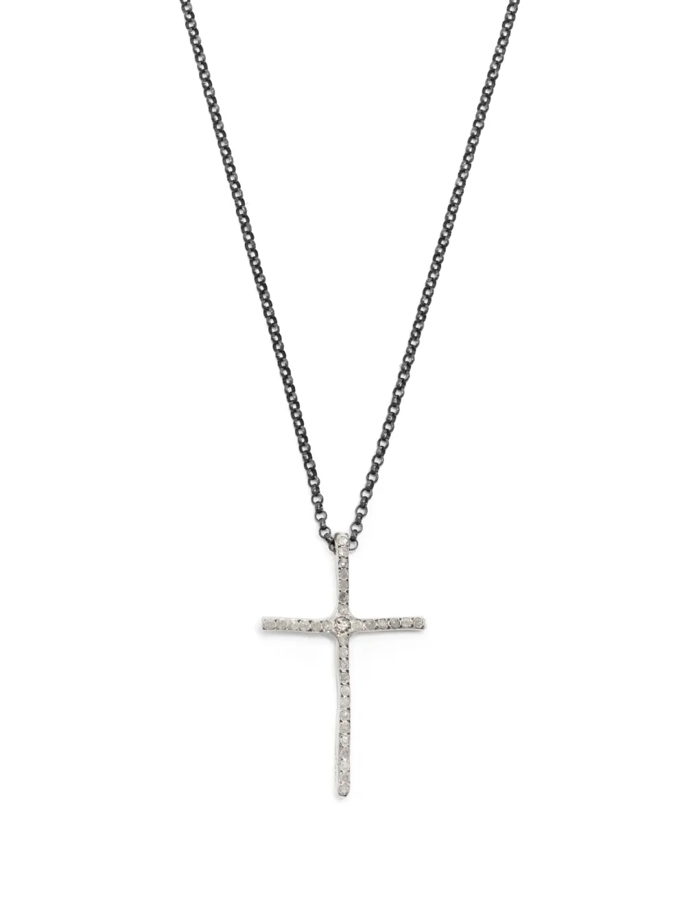 

Серебряное колье с бриллиантами Rosa Maria, серебяный