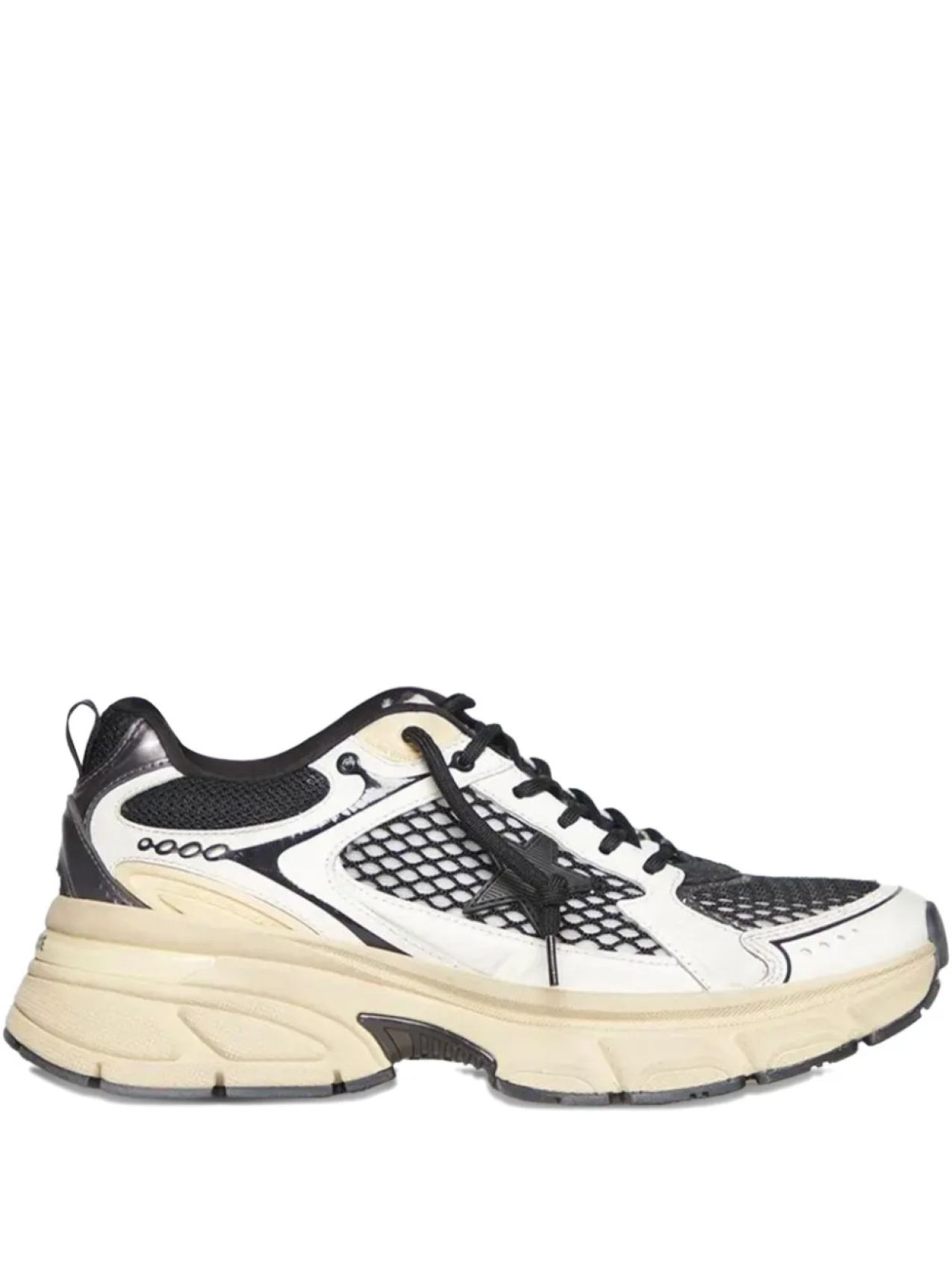 

Кроссовки Golden Goose из кожи с сетчатыми вставками, белый