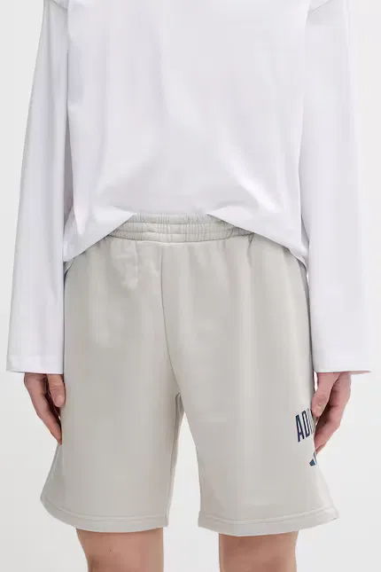 Шорты хлопковые Collegiate Adidas, бежевый