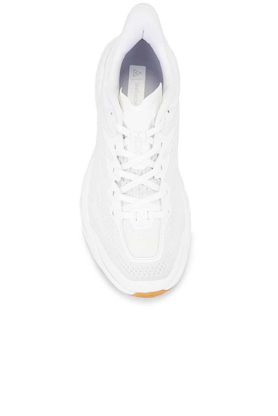 Кроссовки женские M Speedgoat 5 Hoka, цвет White & Nimbus Cloud — фото 4