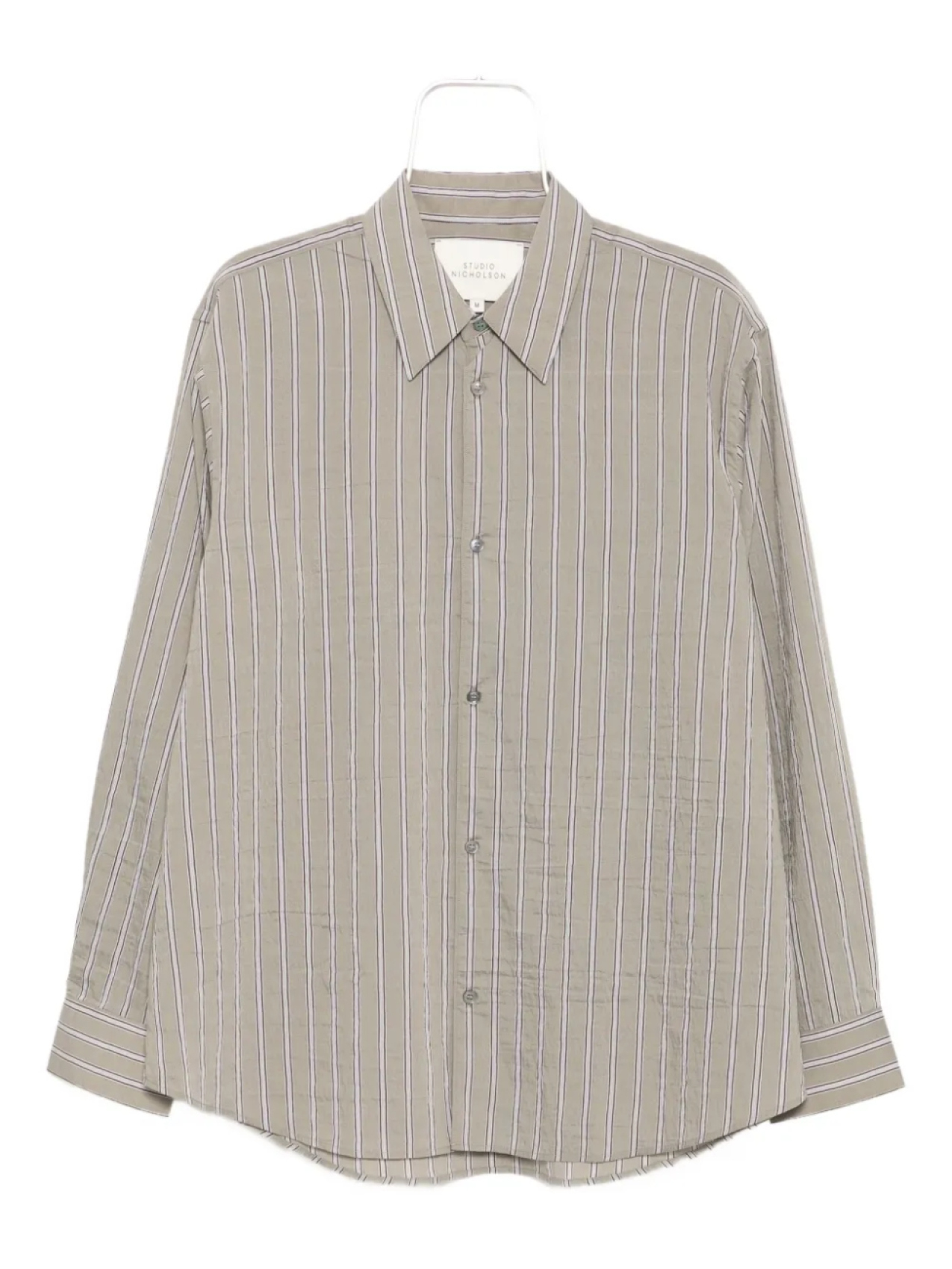 

Studio Nicholson рубашка Putty, зеленый