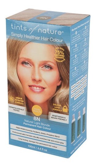 

Стойкая краска для волос, 8N Natural Light Blonde Tints Of Nature