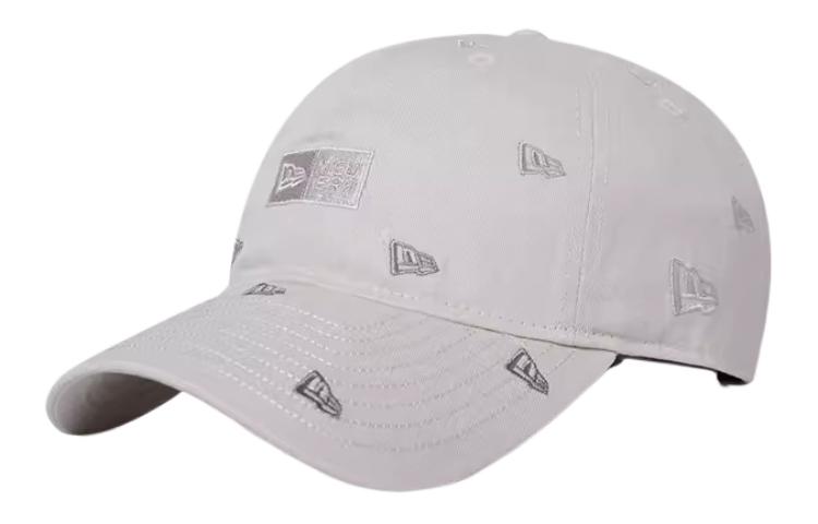 

New Era Хлопковая бейсболка унисекс белая, White
