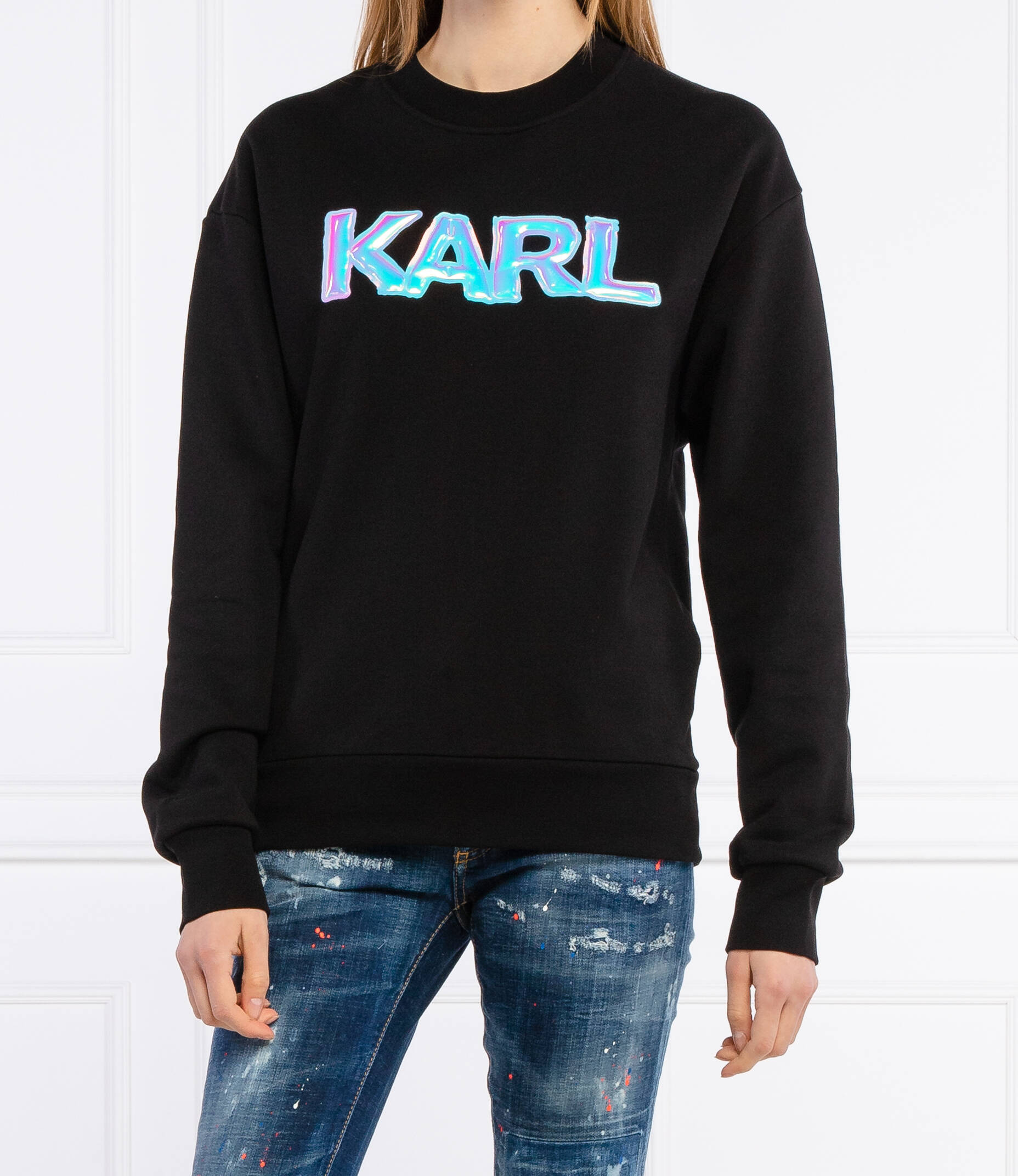 

Толстовка Karl Lagerfeld regular fit, черный