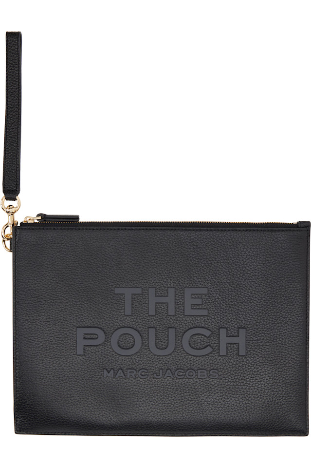 

Кожаная большая сумка Marc Jacobs, черный