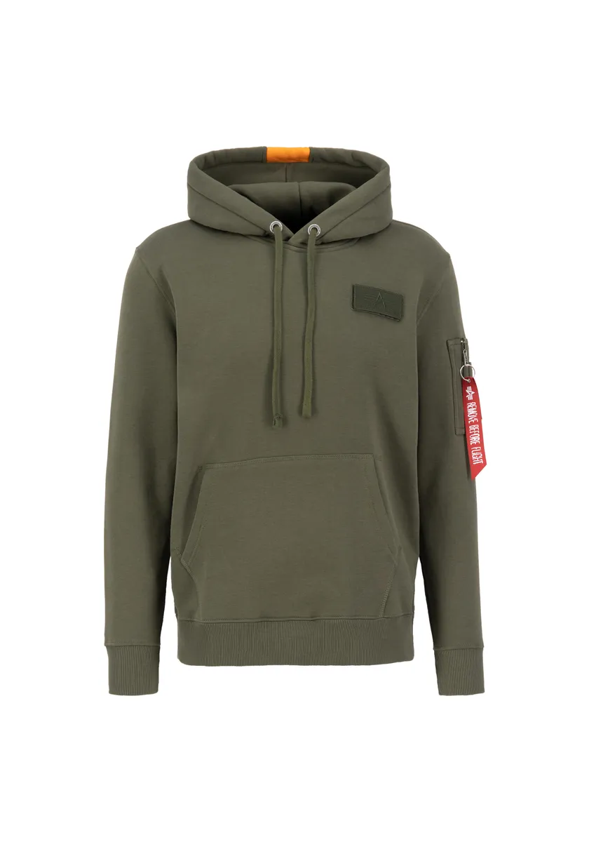 

Толстовка Alpha Industries " Alpha Industries Мужчины - Толстовки с капюшоном в красную полоску", зеленый