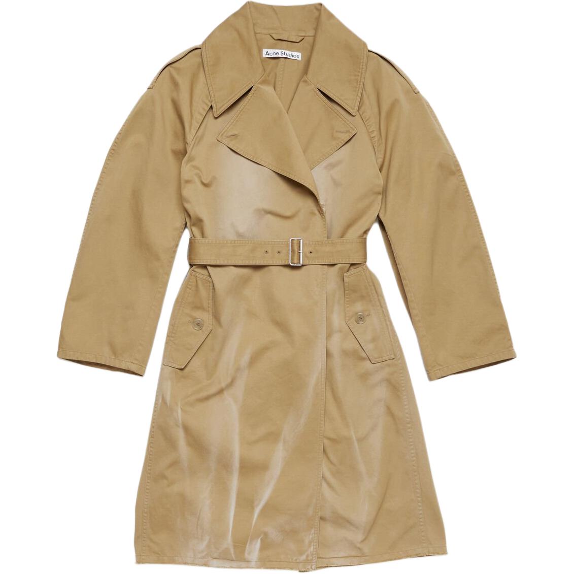 

Acne Studios Пальто с поясом, Beige