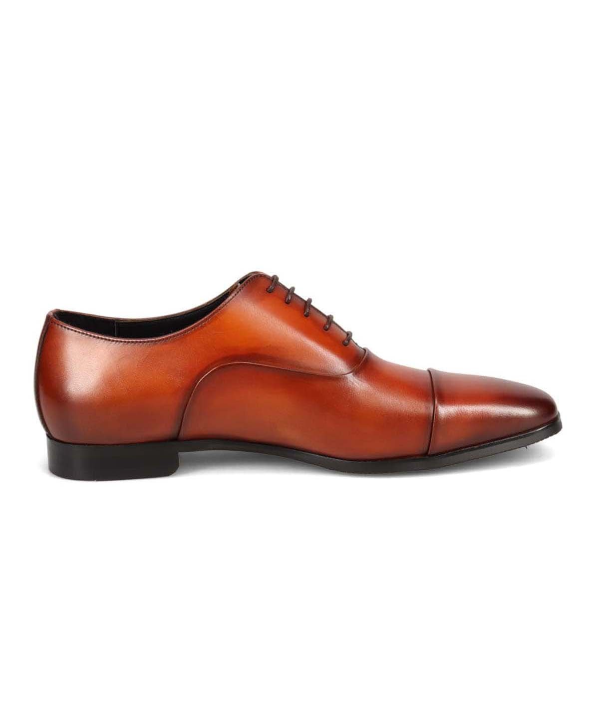Реабилитационные туфли Madras, туфли Inner Wing Straight Tip Dress Shoes. Madras, brown — фото 4