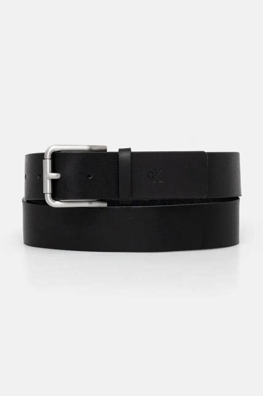 

Кожаный ремень Calvin Klein Jeans, черный
