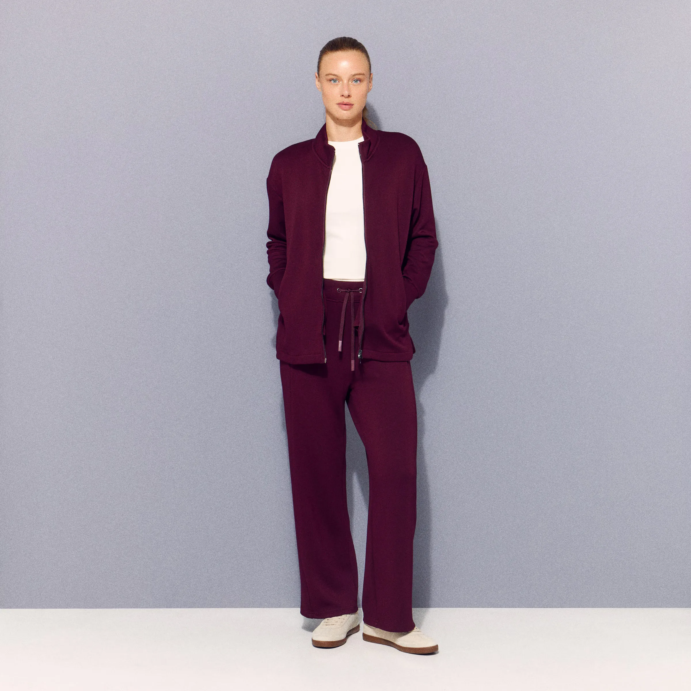 

Широкие длинные брюки из вискозы Sportcasual для женщин Boomerang, коричневый