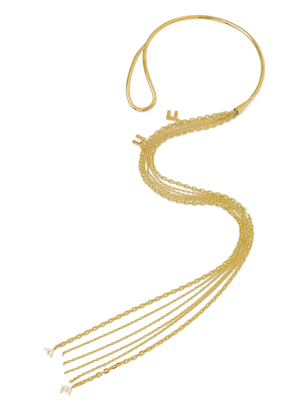 

Колье с цепочкой и кисточкой Elisabetta Franchi, золотой